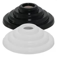 Plafon Rosqueável Pirâmide Redondo 100w E-27