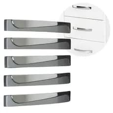 Puxadores Para Armário Gavetas Portas Guarda Roupa 16,9cm Kit com 5 unidades