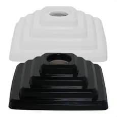 Plafon Rosqueável Pirâmide Quadrado 100w E-27