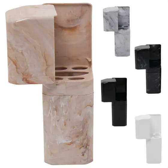 Porta Escovas e Creme Dental Premium Organizador de Banheiro com Fixador de Parede Adesivo
