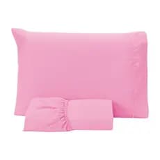 Jogo de Lençol Cama Solteiro 2 Peças Micro Percal 400 Fios Ponto Palito
