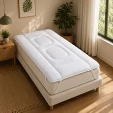 Pillow Top Solteiro 400 Fios com Manta Interna Gramatura 400g