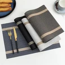Jogo americano Kit 6 ou 12 Peças Mesa Jantar LUWAVE