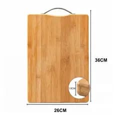 Tábua Corte De Carne Frios Madeira Bambu 26*36*1.7cm