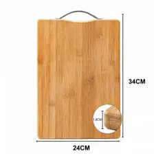 Tabua Corte De Carne Frios Madeira Bambu 1,8CM de espessura