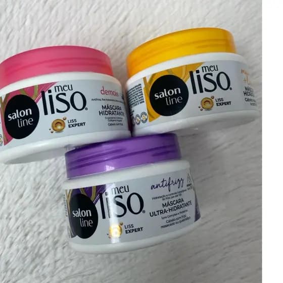 Máscara Hidratante Meu Liso Salon Line -300g