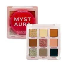 Paleta de Sombras Ruby Rose Myst Aura - 9 tons versáteis e pigmentados para todos os looks