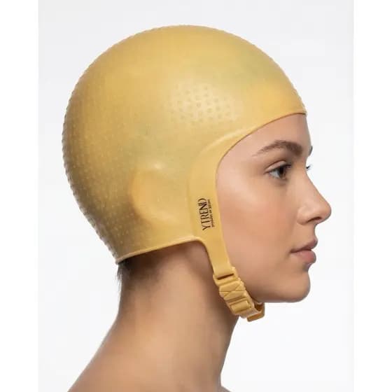 Touca para Luzes Mechas Reflexos Morena Iluminada Modelo Romana alinhada com 2.200 Furos cobre Nuca