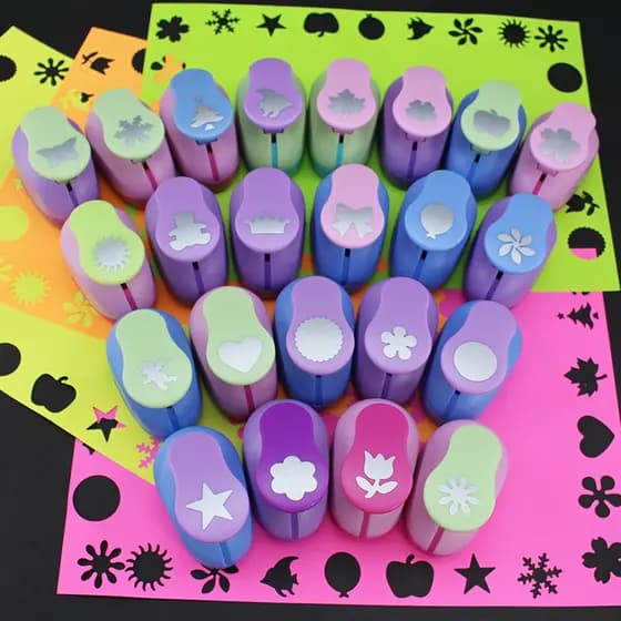1cm Furador De Flores DIY Corte De Papel Eva Perfurador De Espuma Para Furos De Crianças Feito À Mão