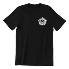 Camisa Camiseta Básica Unissex 100%Algodão  Supernatural Serie Pentagrama Envio Rápido