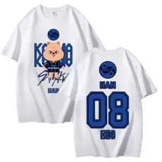 Lançamento Top T Shirt  Casual Camisa Unissex 100% Algodão  Stray Kids Karma 08 Lançamento Envio Imediato