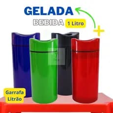 4 ou 6un Porta Garrafa de Cerveja 1Litro Litrão Camisinha De Cerveja Isopor Térmico Para Cerveja Bar