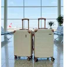 Mala de Bordo Viagem 10KG Zíper Duplo Novo Estilo Alta Durabilidade Rodas Duplas 360º Removíveis