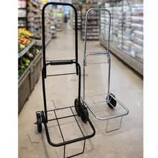 Carrinho De Mão Bagagem Multiuso Dobrável com Corda Elástica — Suporta até 30kg Compras Resistente