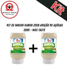 Kit 2x Molho Ranch Zero Adição de Açúcar 320g - Mrs Taste