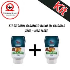 Kit 2x Calda para Sobremesas 335g Caramelo - Mrs Taste
