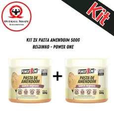 Kit 2x Pasta de Amendoim 500g Beijinho - Power One