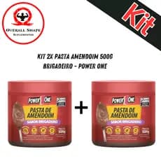 Kit 2x Pasta de Amendoim 500g Brigadeiro - Power One
