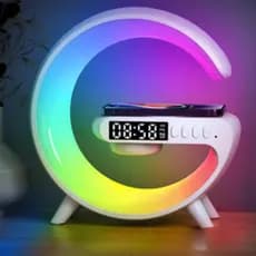 G-speaker Luminária Caixinha De Som Carregador Por Indução Sem Fio Alto-falante Via Bluetooth