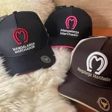 Boné Mangalarga Marchador Moda Country Trucker Aba Curva Telinha