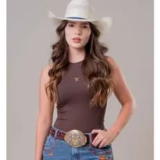 Body Texas Farm Feminino Original Poliamida Uv50+