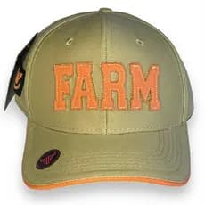 Boné Farm Bulls Original Palha e Laranja Novidade Top Preço Baixo Country