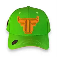 Boné Farm Bulls Original Verde e Laranja Neon Farmer