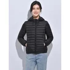 Jaqueta Feminina Nylon Puffer Capuz removível Giovana
