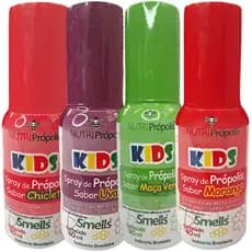 Spray Bucal Composto Mel Extrato Própolis Linha Kids NutriPropolis Sem Gosto Forte 40ml Smells