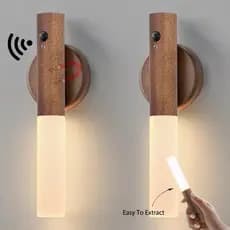 Lâmpada de parede magnética recarregável com sensor LED inteligente ou lâmpada de cabeceira Home MT253 ( 6 )