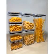 Kit Potes Herméticos 2,3litros 1,1litro 480ml Organização P/ Cozinha