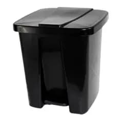 Lixeira 15 Litros com Pedal para banheiro cozinha -  Preto - Plasconex