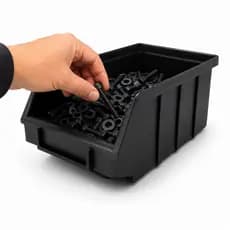 Kit 21 Caixa Bin N4 Gaveta Gaveteiro Organizador Plástico Para Prateleira Organizadora
