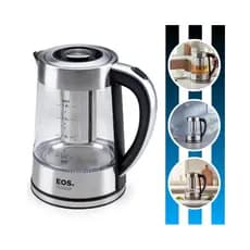 Chaleira Elétrica ECH04G Inox Glass Tea Premium Com Base Independente EOS