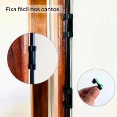 Organizador de fios central com fita dupla face - fixa facil nos cantos