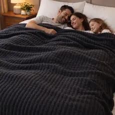 Manta Cobertor Cama Casal 2,00mx1,80m  Aveludada Soft Canelada
