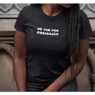 Camisa Feminina Manga - Blusa Feminina Estilosa - T-shirt Frase Criativa Da Moda - Vista-se com Estilo e Conforto: Camisetas Femininas Exclusivas