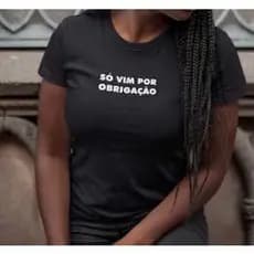 Camisa Feminina Manga - Blusa Feminina Estilosa - T-shirt Frase Criativa Da Moda - Vista-se com Estilo e Conforto: Camisetas Femininas Exclusivas