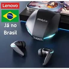 Fone Bluetooth 5.4 Gamer Lenovo XT53 Original Som Alto Grave Lançamento 2025 Bateria Forte Prova d'Água Headphones