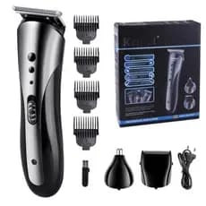 Obtenha Cortes Perfeitos e Estilos Incríveis com a Máquina de Acabamento Profissional Kemei KM-1407 - A Preferida das Barbearias!