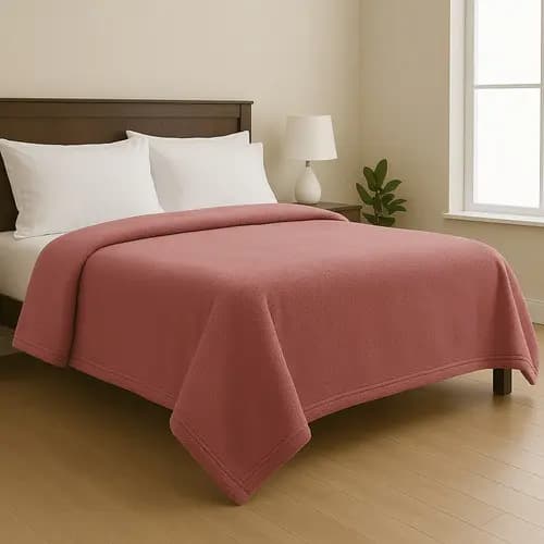 Manta Lisa Casal Plush Microfibra 180x220 Extra Macia Cores Rosa