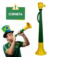 Corneta Buzina 40 cm Copa do Mundo Brasil