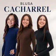 Kit Blusa Cacharrel Feminina Manga Longa Gola Alta Premium