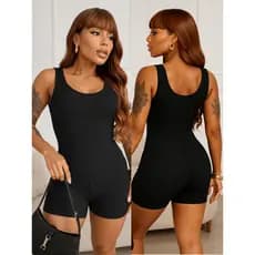 Macaquinho Feminino Curto Moda Gringa Tendencia Academia
