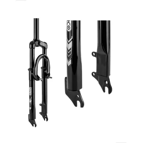 SUSPENSAO 26 ACO 25.4 AHE VBR/DISC PRETA FREERIDE WHELING GRAU