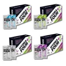 HydraFour Fourlab Isotônico 30g Display 15 Sachês Hidratação Rápida Energia Eletrólitos Corrida Bike