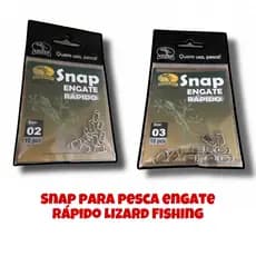 Snap para pesca Lizard Fshing  - Snap para pesca engate rápido Lizard Fishing