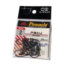 Anzol de pesca pinnacle pacu com 20 pçs