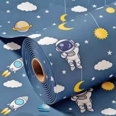 Papel de Parede Adesivo  Astronauta para quarto Infantil, Meninos, Crianças