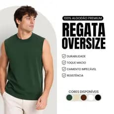 Camiseta Regata Masculina Oversized Academia Colete Masculino Machão Longline Lisa Sem Estampa